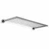 WS Bath Collections Baketo Polished Chrome Rack Towel Bar (Common: 22-in; Actual: 23.6-in) -Bath and Faucet shop 810238033288xl 1800x1800