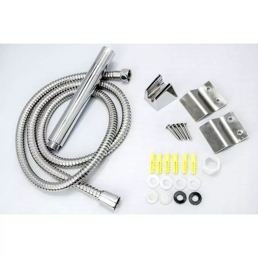 AKDY 65-in Stainless Steel 6-Spray Shower Panel System (Valve Included) 12 AKDY 65-in Stainless Steel 6-Spray Shower Panel System (Valve Included) - Image 10