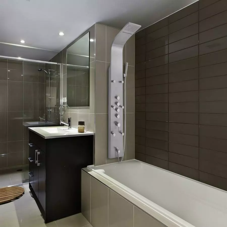 AKDY 65-in Stainless Steel 6-Spray Shower Panel System (Valve Included) 3 AKDY 65-in Stainless Steel 6-Spray Shower Panel System (Valve Included)