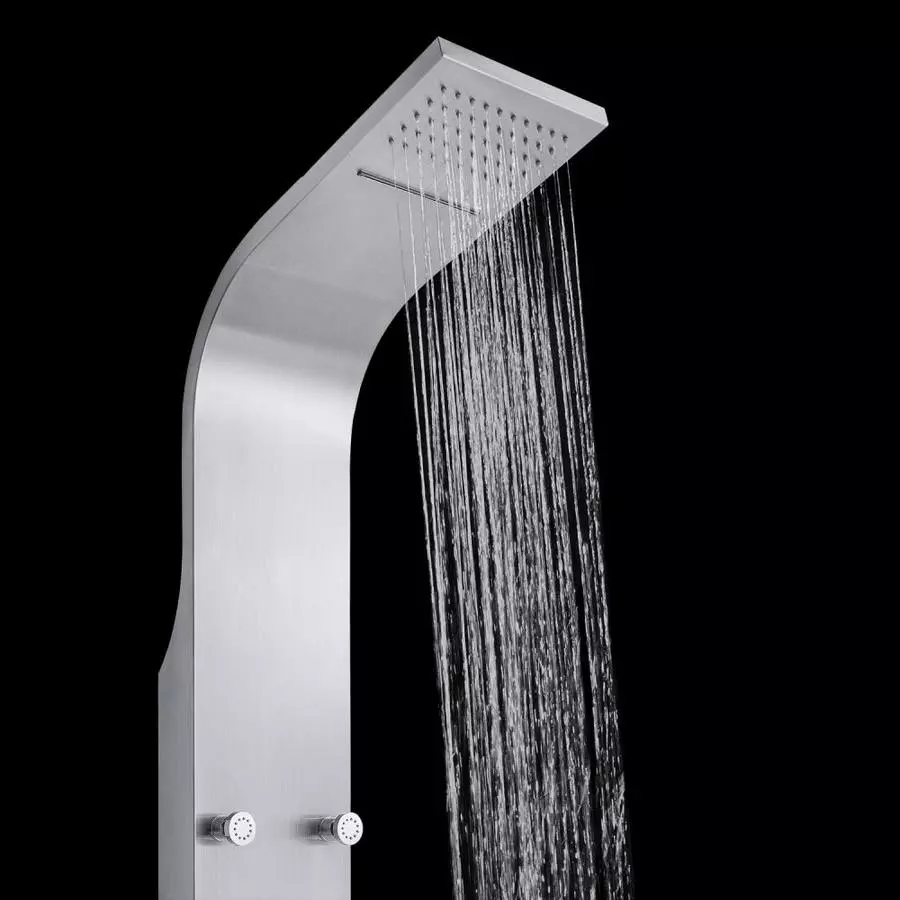 AKDY 65-in Stainless Steel 6-Spray Shower Panel System (Valve Included) 4 AKDY 65-in Stainless Steel 6-Spray Shower Panel System (Valve Included) - Image 2