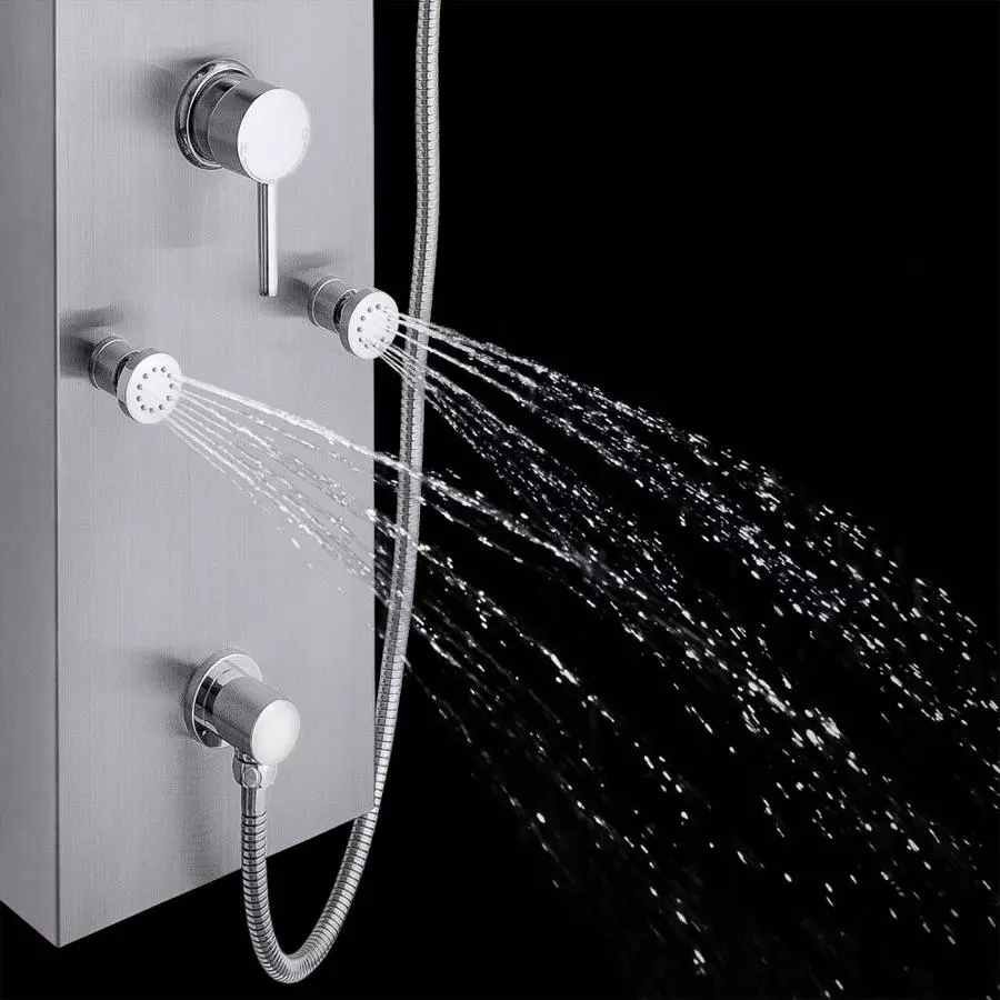 AKDY 65-in Stainless Steel 6-Spray Shower Panel System (Valve Included) 6 AKDY 65-in Stainless Steel 6-Spray Shower Panel System (Valve Included) - Image 4