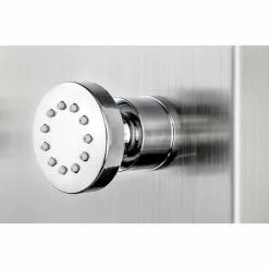 AKDY 65-in Stainless Steel 6-Spray Shower Panel System (Valve Included) 21 AKDY 65-in Stainless Steel 6-Spray Shower Panel System (Valve Included) -Bath and Faucet shop 810764023791 10486248 1800x1800