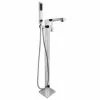 Valspar AKDY 34.85-in Chrome 2-Handle Residential Freestanding Bathtub Faucet With Hand Shower -Bath and Faucet shop 810764024422 1800x1800