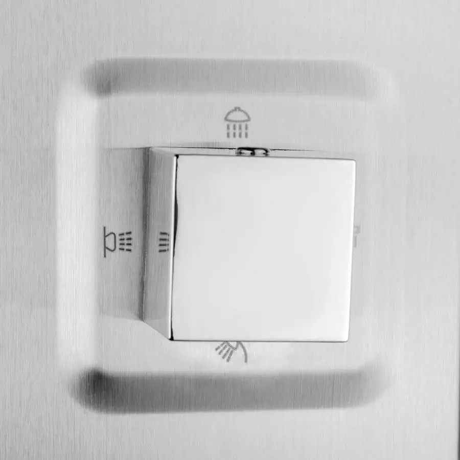 AKDY 39-in Stainless Steel 2-Spray Shower Panel System (Valve Included) 11 AKDY 39-in Stainless Steel 2-Spray Shower Panel System (Valve Included) - Image 9