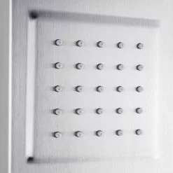 AKDY 39-in Stainless Steel 2-Spray Shower Panel System (Valve Included) 23 AKDY 39-in Stainless Steel 2-Spray Shower Panel System (Valve Included) -Bath and Faucet shop 810764025337 10485928 1800x1800