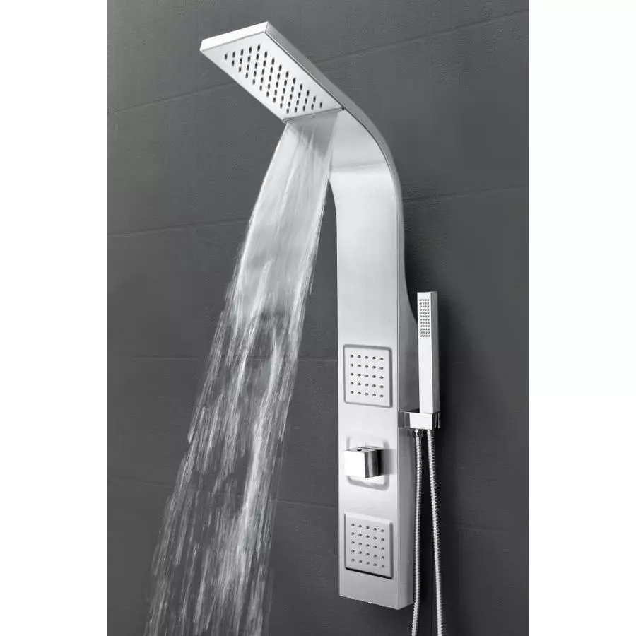 AKDY 39-in Stainless Steel 2-Spray Shower Panel System (Valve Included) 5 AKDY 39-in Stainless Steel 2-Spray Shower Panel System (Valve Included) - Image 3