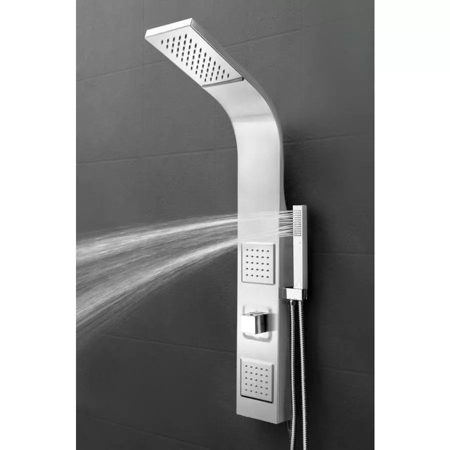 AKDY 39-in Stainless Steel 2-Spray Shower Panel System (Valve Included) 6 AKDY 39-in Stainless Steel 2-Spray Shower Panel System (Valve Included) - Image 4