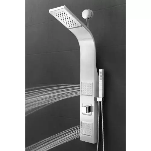 AKDY 39-in Stainless Steel 2-Spray Shower Panel System (Valve Included) 14 AKDY 39-in Stainless Steel 2-Spray Shower Panel System (Valve Included) - Image 12