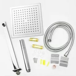 AKDY 35-in Black 2-Spray Shower Panel System 22 AKDY 35-in Black 2-Spray Shower Panel System -Bath and Faucet shop 810764025368 10485914 1800x1800