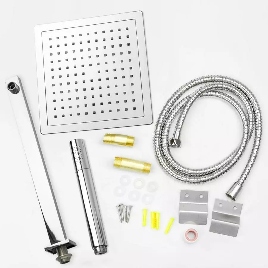 AKDY 35-in Black 2-Spray Shower Panel System 11 AKDY 35-in Black 2-Spray Shower Panel System - Image 9