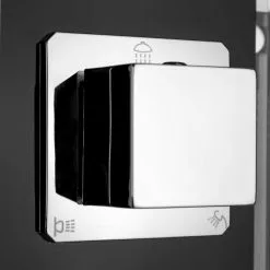 AKDY 35-in Black 2-Spray Shower Panel System 21 AKDY 35-in Black 2-Spray Shower Panel System -Bath and Faucet shop 810764025368 10485925 1800x1800