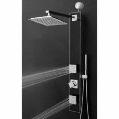 AKDY 35-in Black 2-Spray Shower Panel System 25 AKDY 35-in Black 2-Spray Shower Panel System -Bath and Faucet shop 810764025368xl 1800x1800