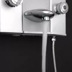 AKDY 51-in Aluminum 8-Spray Shower Panel System (Valve Included) 22 AKDY 51-in Aluminum 8-Spray Shower Panel System (Valve Included) -Bath and Faucet shop 810764026020 10485836 1800x1800