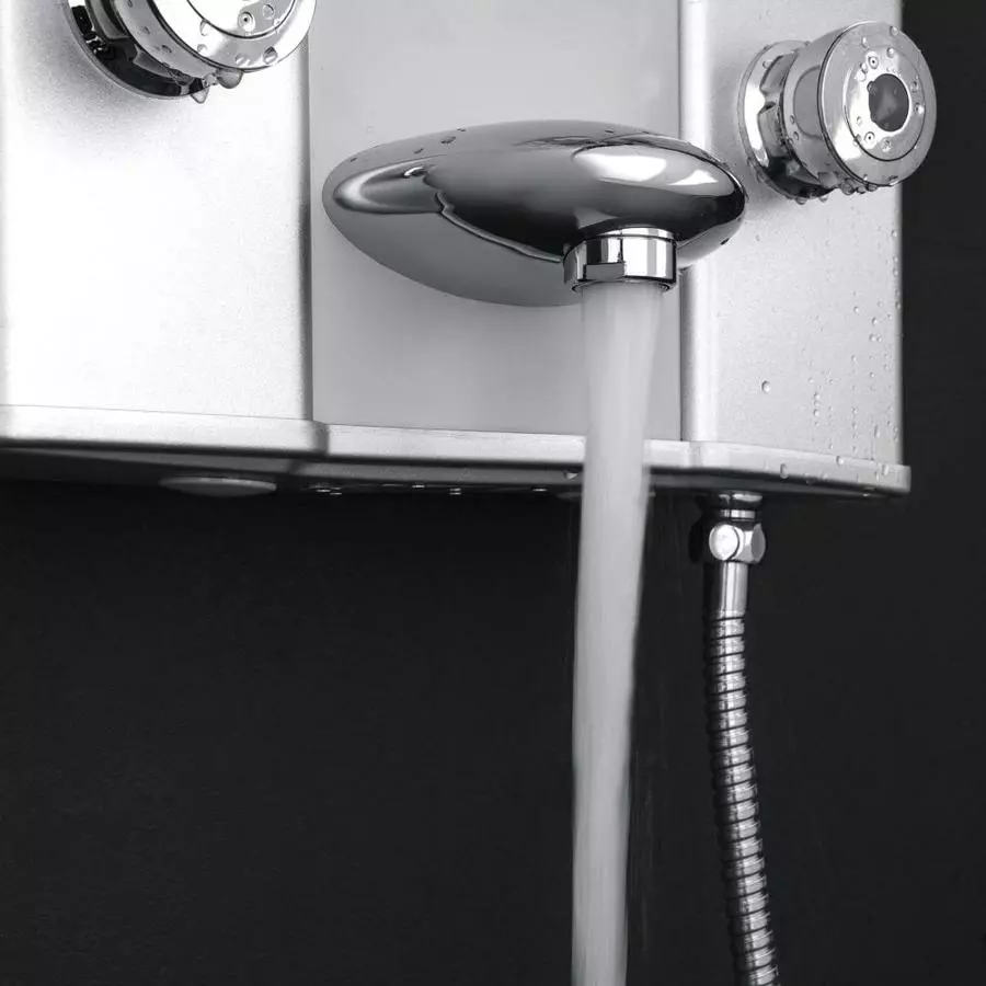 AKDY 51-in Aluminum 8-Spray Shower Panel System (Valve Included) 11 AKDY 51-in Aluminum 8-Spray Shower Panel System (Valve Included) - Image 9