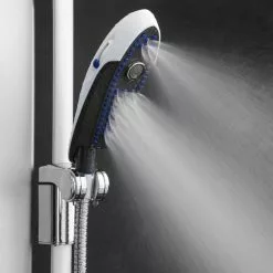 AKDY 51-in Aluminum 8-Spray Shower Panel System (Valve Included) 21 AKDY 51-in Aluminum 8-Spray Shower Panel System (Valve Included) -Bath and Faucet shop 810764026020 10485844 1800x1800