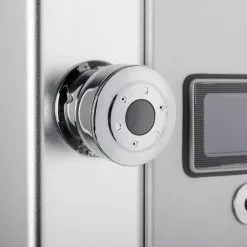 AKDY 51-in Chrome Silver 8-Spray Shower Panel System (Valve Included) -Bath and Faucet shop 810764026037 10486234 1800x1800