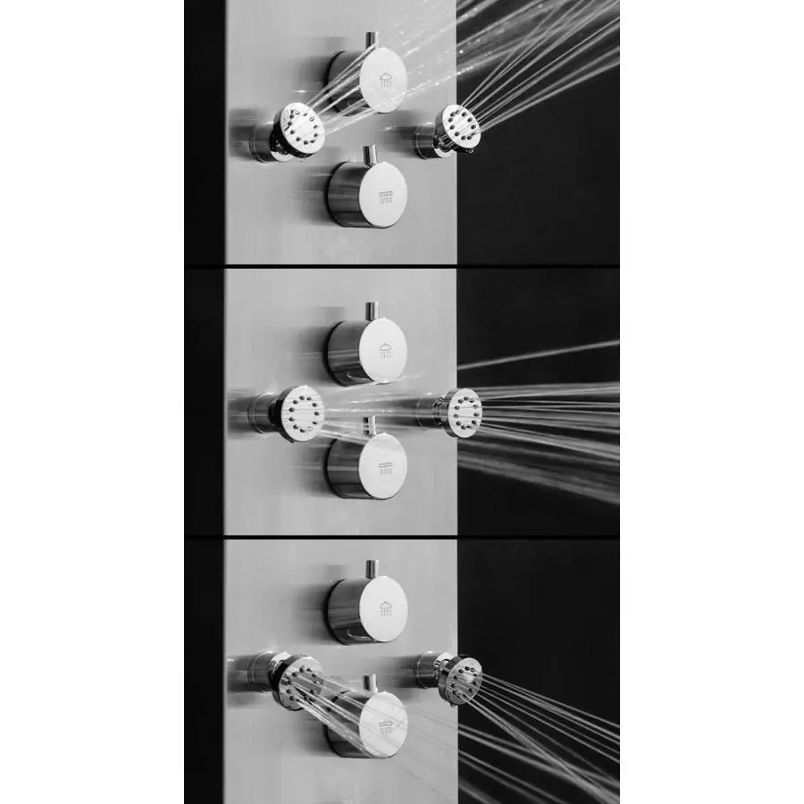 AKDY 65-in Stainless Steel 8-Spray Shower Panel System (Valve Included) 11 AKDY 65-in Stainless Steel 8-Spray Shower Panel System (Valve Included) - Image 9