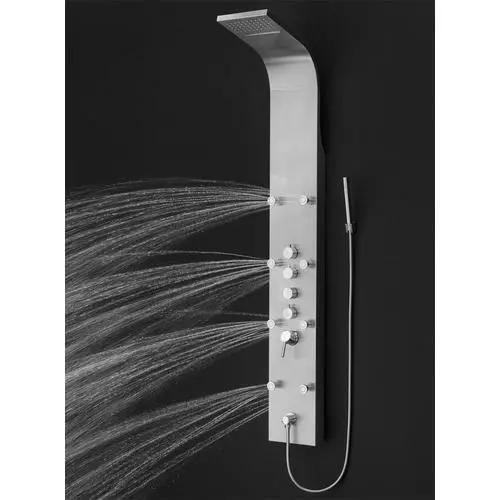 AKDY 65-in Stainless Steel 8-Spray Shower Panel System (Valve Included) 14 AKDY 65-in Stainless Steel 8-Spray Shower Panel System (Valve Included) - Image 12