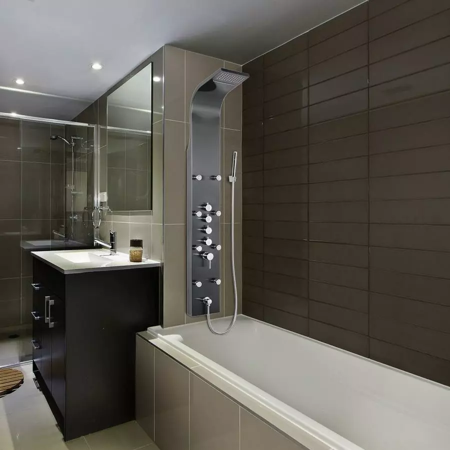 AKDY 65-in Stainless Steel 8-Spray Shower Panel System (Valve Included) 15 AKDY 65-in Stainless Steel 8-Spray Shower Panel System (Valve Included) - Image 13