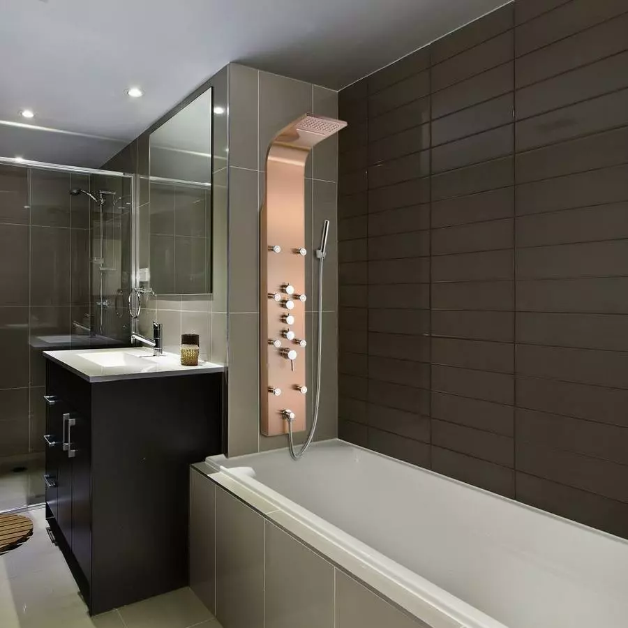 AKDY 65-in Stainless Steel 8-Spray Shower Panel System (Valve Included) 16 AKDY 65-in Stainless Steel 8-Spray Shower Panel System (Valve Included) - Image 14