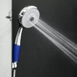 AKDY 52-in Mirror Tempered Glass 8-Spray Shower Panel System (Valve Included) -Bath and Faucet shop 810764028628 10507054 1800x1800