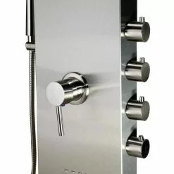 ALFI Brand Brushed Stainless Steel 2-Spray Shower Panel System 10 ALFI Brand Brushed Stainless Steel 2-Spray Shower Panel System -Bath and Faucet shop 811413028334 12014726 1800x1800