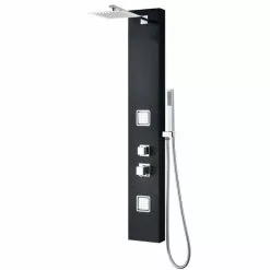 ALFI Brand Black 2-Spray Shower Panel System 11 ALFI Brand Black 2-Spray Shower Panel System -Bath and Faucet shop 811413028389xl 1800x1800