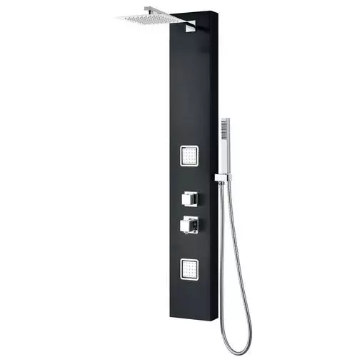 ALFI Brand Black 2-Spray Shower Panel System 7 ALFI Brand Black 2-Spray Shower Panel System - Image 5