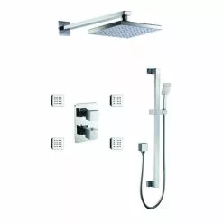 ALFI Brand Polished Chrome 4-Spray Shower Bar System 11 ALFI Brand Polished Chrome 4-Spray Shower Bar System -Bath and Faucet shop 811413028884xl 1800x1800