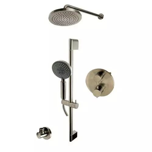 ALFI Brand Brushed Nickel Shower Bar System 7 ALFI Brand Brushed Nickel Shower Bar System - Image 5