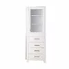 Avanity Modero 24-in W X 71-in H X 20-in D White Poplar Freestanding Linen Cabinet 1 Avanity Modero 24-in W X 71-in H X 20-in D White Poplar Freestanding Linen Cabinet -Bath and Faucet shop 813361017118 10208291 1800x1800