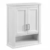 Durham 24-in W X 30-in H X 10-in D White Oak Bathroom Wall Cabinet -Bath and Faucet shop 815324022313 08542955 1800x1800