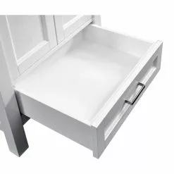 In Stock Hardwarestore Delivery Durham 24-in W X 72-in H X 18-in D White Oak MDF Freestanding Linen Cabinet -Bath and Faucet shop 815324022351 08549319 1800x1800