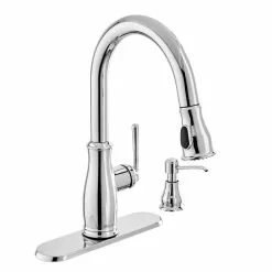 In Stock Hardwarestore Delivery Kagan Single-Handle Pull-Down Sprayer Kitchen Faucet With Soap Dispenser In Bronze 8 In Stock Hardwarestore Delivery Kagan Single-Handle Pull-Down Sprayer Kitchen Faucet With Soap Dispenser In Bronze -Bath and Faucet shop 82011a8543bc30fc94cca89510646a2a 1800x1800