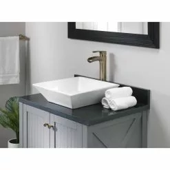 Jacuzzi Callum Brushed Nickel 1-handle Vessel WaterSense Bathroom Sink Faucet With Drain -Bath and Faucet shop 820633939825 14067038 1800x1800