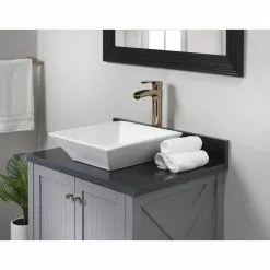 Jacuzzi Callum Brushed Nickel 1-handle Vessel WaterSense Bathroom Sink Faucet With Drain -Bath and Faucet shop 820633939849 14063565 1800x1800