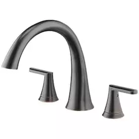 HGTV HOME By Sherwin-Williams Jacuzzi Lauren Oil Rubbed Bronze 2-handle Commercial/Residential Deck Mount Roman Bathtub Faucet 3 HGTV HOME By Sherwin-Williams Jacuzzi Lauren Oil Rubbed Bronze 2-handle Commercial/Residential Deck Mount Roman Bathtub Faucet