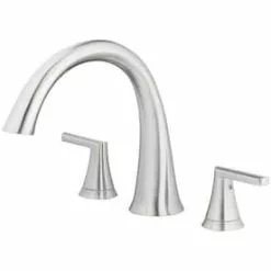 Valspar Jacuzzi Lauren 2-handle Commercial/Residential Deck Mount Roman Bathtub Faucet