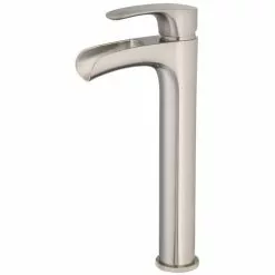 Jacuzzi Callum Brushed Nickel 1-handle Vessel WaterSense Bathroom Sink Faucet With Drain -Bath and Faucet shop 820633951537xl 1800x1800