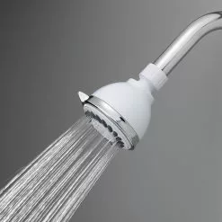 AquaSource White 3-Spray Shower Head 2.5-GPM (9.5-LPM) -Bath and Faucet shop 820633968757 01292109 1800x1800