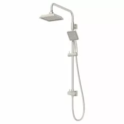 In Stock Hardwarestore Delivery Duro Single-Handle 1-Spray Handheld Shower Head And Fixed Shower Head Combo In Polished Chrome (Valve Not Included) -Bath and Faucet shop 821e47226319356ba332f6cd0adf1995 1800x1800