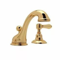 Rohl Country Bath Tuscan Brass 2-handle Widespread Bathroom Sink Faucet With Drain -Bath and Faucet shop 824438194403 09247158 1800x1800