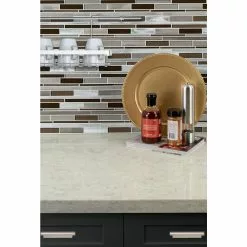 MSI Madison Avenue Interlocking 12 In. X 12 In. X 8mm Glass Metal Mosaic Wall Tile (1 Sq. Ft.) -Bath and Faucet shop 8325812d554ebde5cd61b38db84c80e5 1800x1800