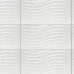 Merola Tile Silueta Blanco Matte 12-3/8 In. X 24-7/8 In. Ceramic Wall Tile (15.42 Sq. Ft. / Case) -Bath and Faucet shop 832a9799c589e8f000e1004b40a09eb0 1800x1800