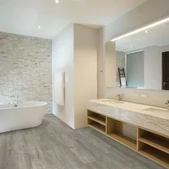 Mohawk 7-Piece 7.84-in X 47.8-in Stone Range Luxury Vinyl Plank Flooring -Bath and Faucet shop 840997107722 10987447 1800x1800