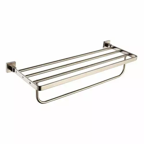 Kraus KRAUS Bathroom Accessories- Bath Towel Rack With Towel Bar In Brushed Nickel 5 Kraus KRAUS Bathroom Accessories- Bath Towel Rack With Towel Bar In Brushed Nickel - Image 3
