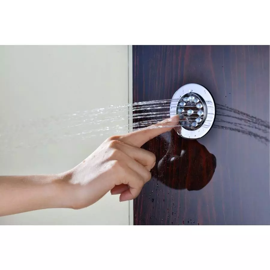 ANZZI Pure Series Mahogany 3-Spray Shower Panel System (Valve Included) 5 ANZZI Pure Series Mahogany 3-Spray Shower Panel System (Valve Included) - Image 3