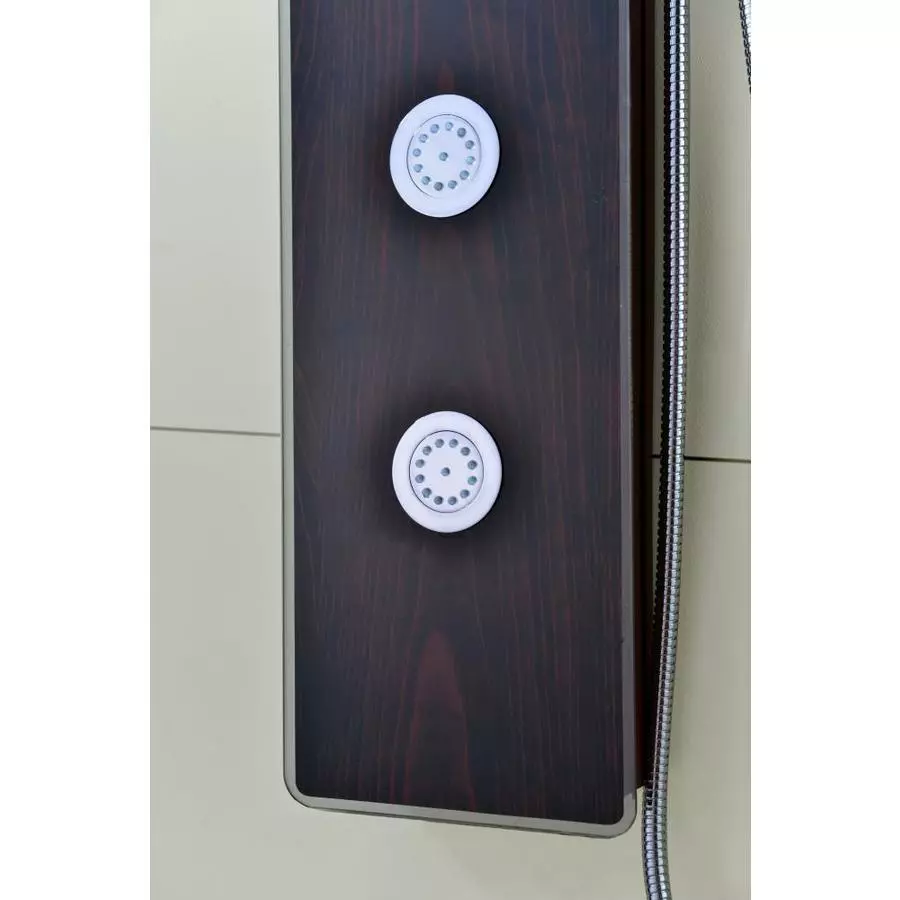 ANZZI Pure Series Mahogany 3-Spray Shower Panel System (Valve Included) 7 ANZZI Pure Series Mahogany 3-Spray Shower Panel System (Valve Included) - Image 5