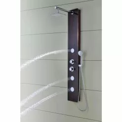 ANZZI Pure Series Mahogany 3-Spray Shower Panel System (Valve Included) 22 ANZZI Pure Series Mahogany 3-Spray Shower Panel System (Valve Included) -Bath and Faucet shop 848308073018 09081819 1800x1800