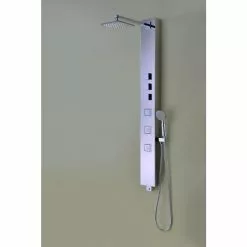 ANZZI Lann Series Polished Chrome 3-Spray Shower Panel System (Valve Included)